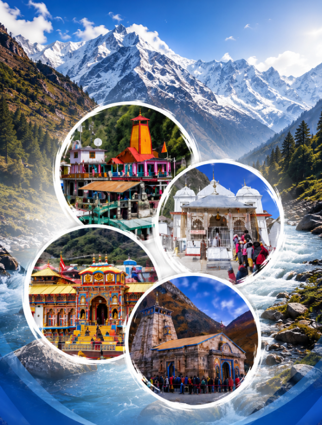 Tempo Traveller for <strong class="large-heading highlight-text">Chardham Yatra</strong> from Dehradun