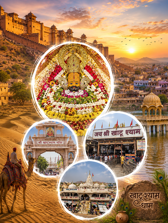 Tempo Traveller for <strong class="large-heading highlight-text">Khatu Shyam Ji</strong>